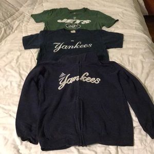Yankee & Jets Boy’s tops 3 pieces bundle